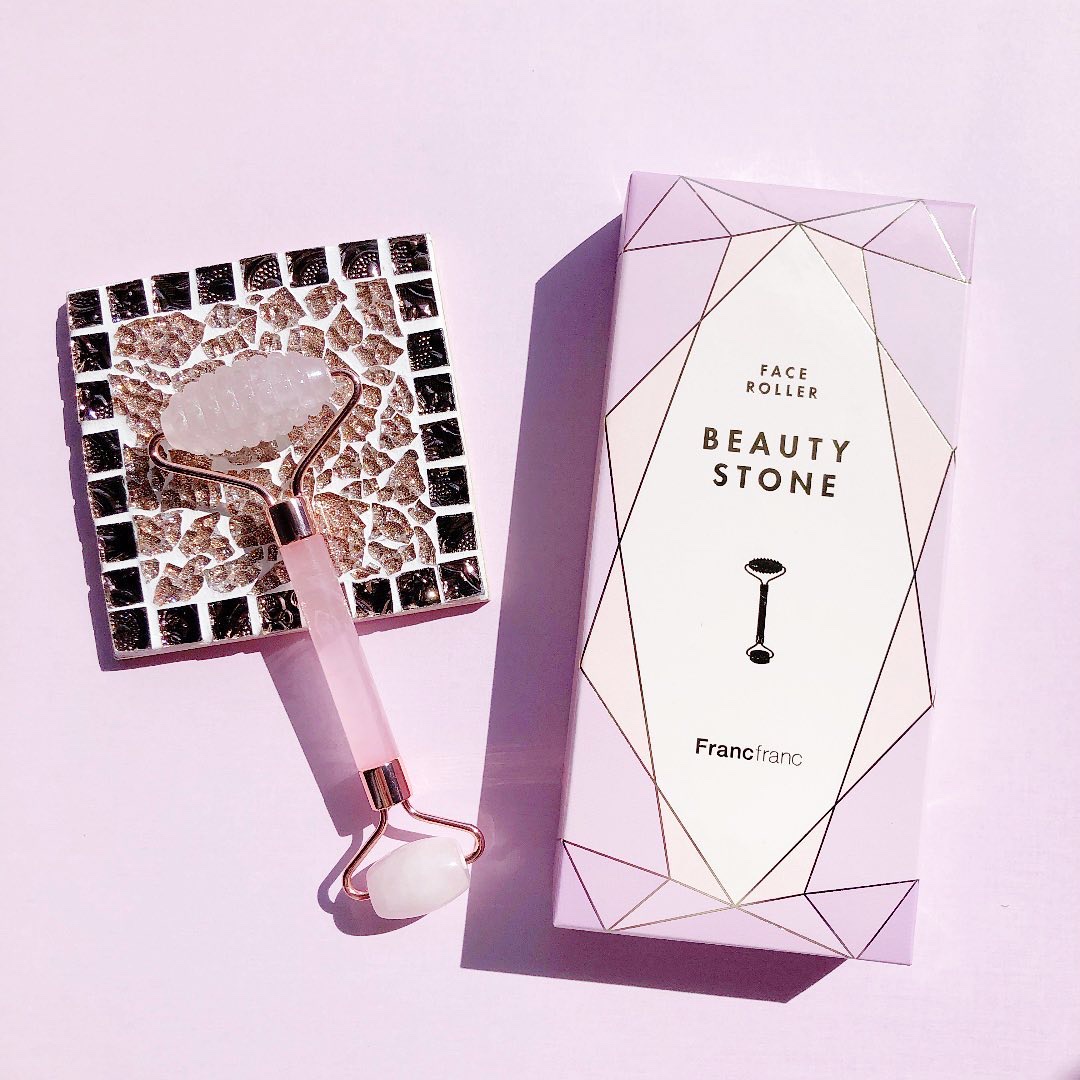 試してみた】フェイスローラー ビューティーストーン フランフランの