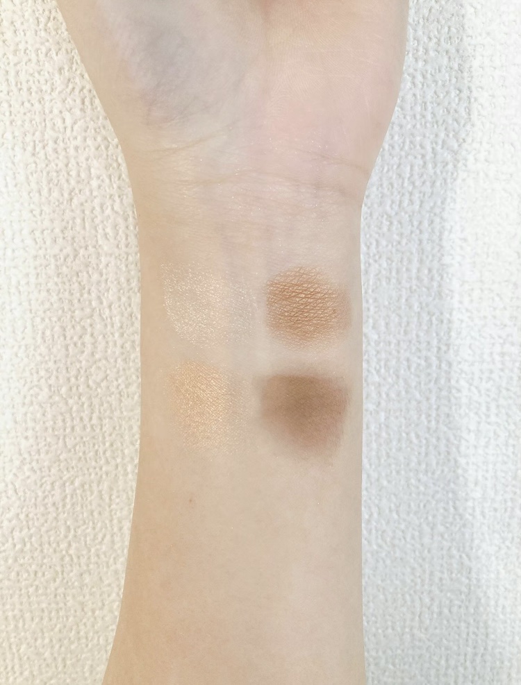 リラクシーアイシャドウ 01/GENE TOKYO/アイシャドウパレットを使ったクチコミ（3枚目）