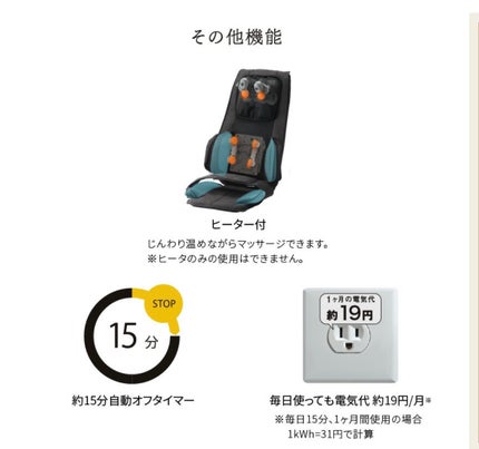 マッサージシート DMA AX-HP222/アテックス/ボディローラーを使ったクチコミ(9枚目)