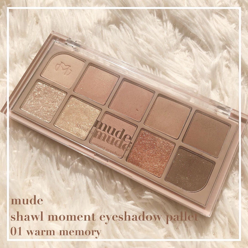 MDショールモーメント アイシャドウパレット/mude./アイシャドウパレットを使ったクチコミ（1枚目）