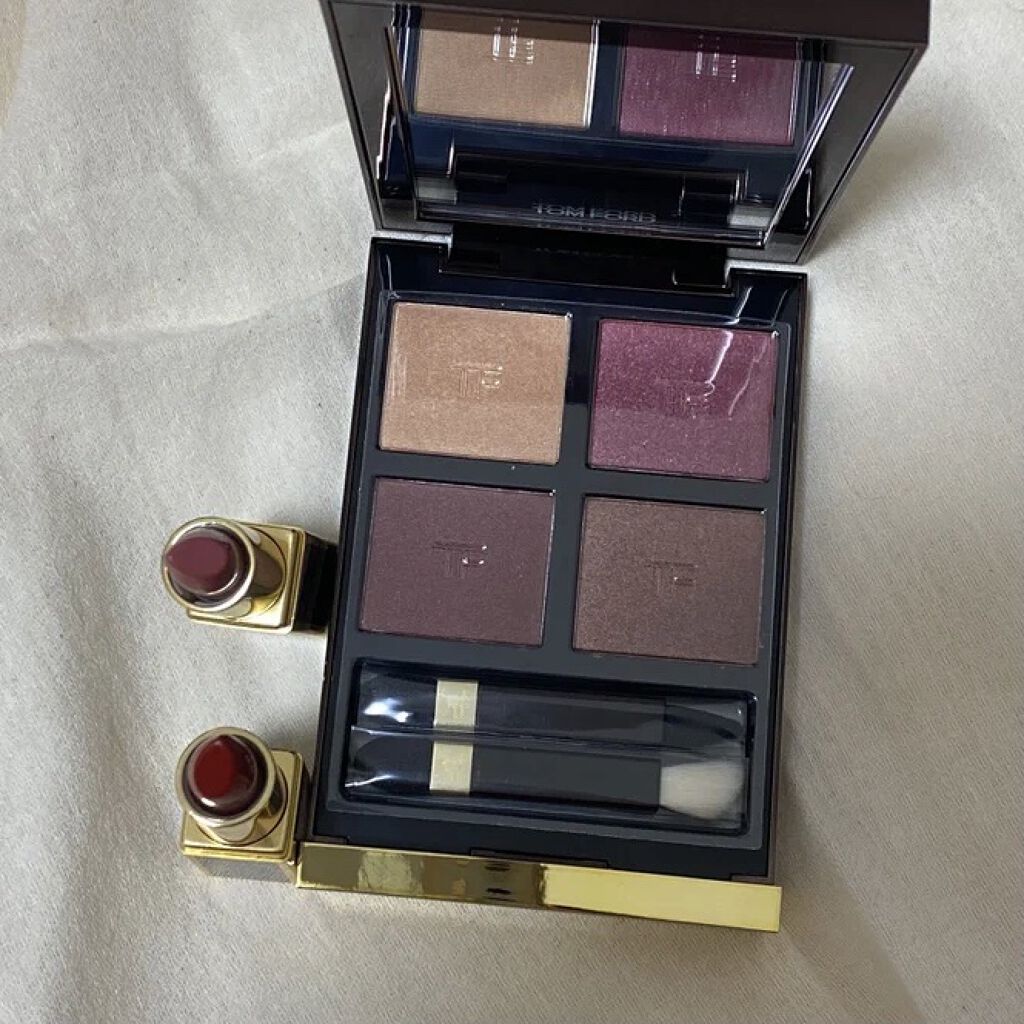 アイ カラー クォード 06 バーニッシュド アンバー/TOM FORD BEAUTY/アイシャドウパレットを使ったクチコミ（1枚目）