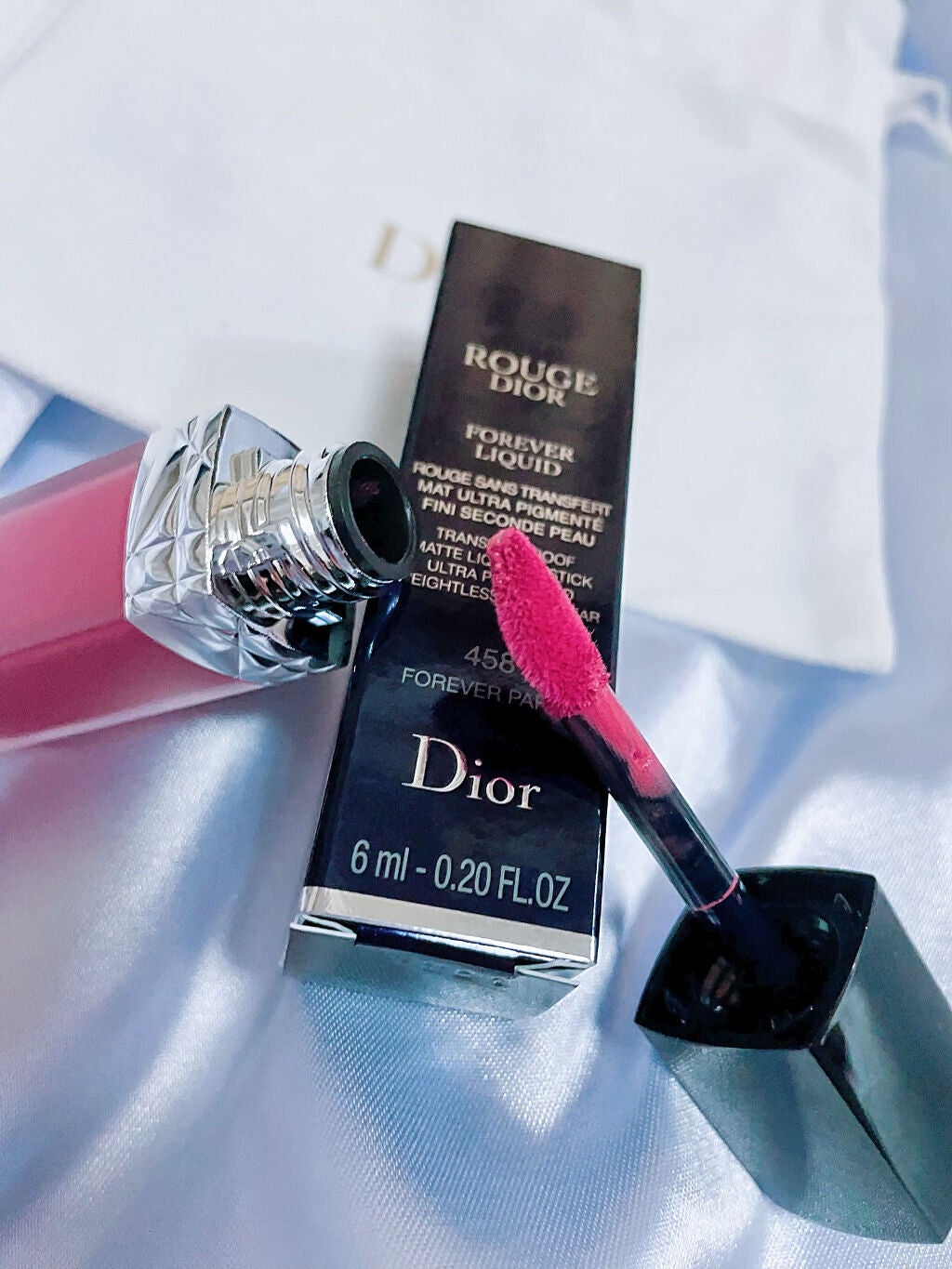 ルージュ ディオール フォーエヴァー リキッド/Dior/口紅を使ったクチコミ(2枚目)