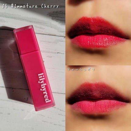 ブラッディライアー コーティングティント/lilybyred/リップティントを使ったクチコミ(6枚目)