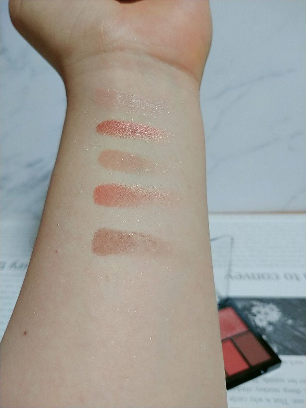 絵画アイシャドウパレット/MilleFée/アイシャドウパレットを使ったクチコミ(3枚目)