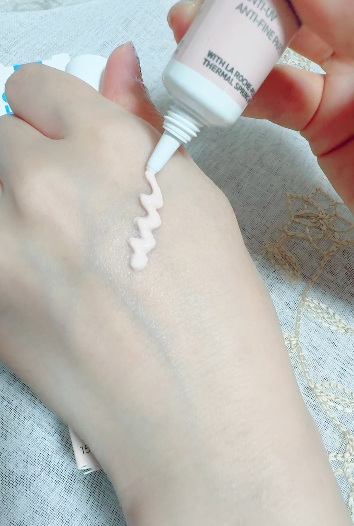 UVイデア XL プロテクショントーンアップ ローズ/ラ ロッシュ ポゼ/日焼け止めクリームを使ったクチコミ(3枚目)