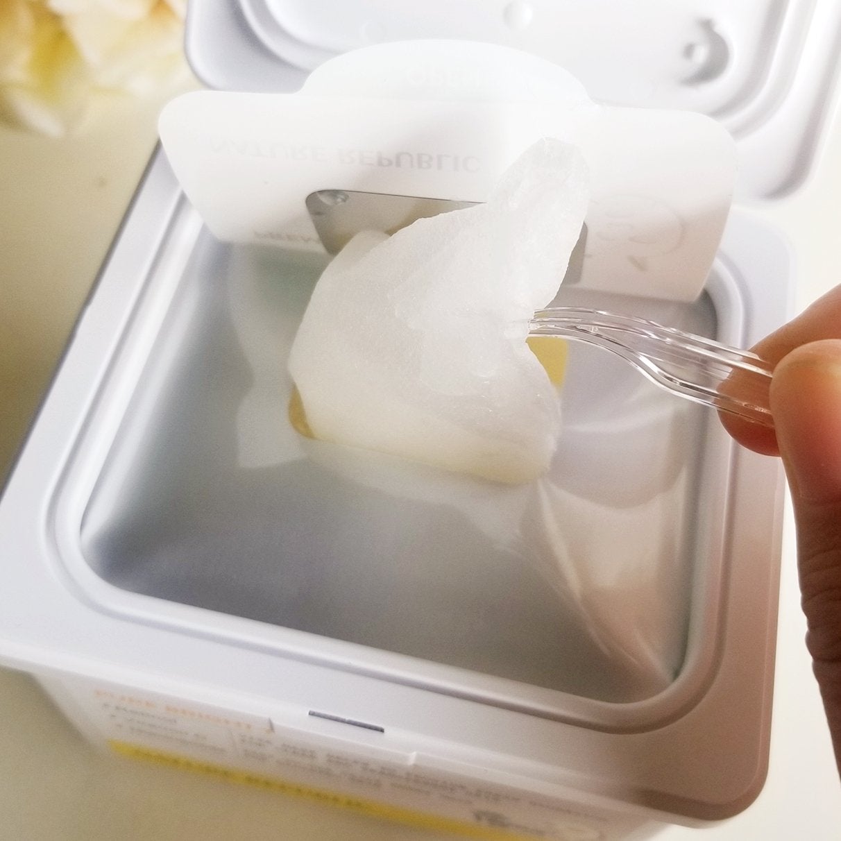 キューブマスク レチノール/ネイチャーリパブリック/シートマスク・パックを使ったクチコミ(3枚目)