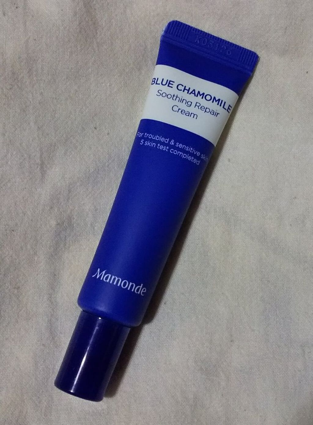 mamonde blue chamomile soothing repair cream/Mamonde/フェイスクリームを使ったクチコミ（1枚目）