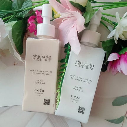 シーセッドクリームシャンプー&ヌーディヘアマスク/she said/サロンシャンプーを使ったクチコミ(10枚目)