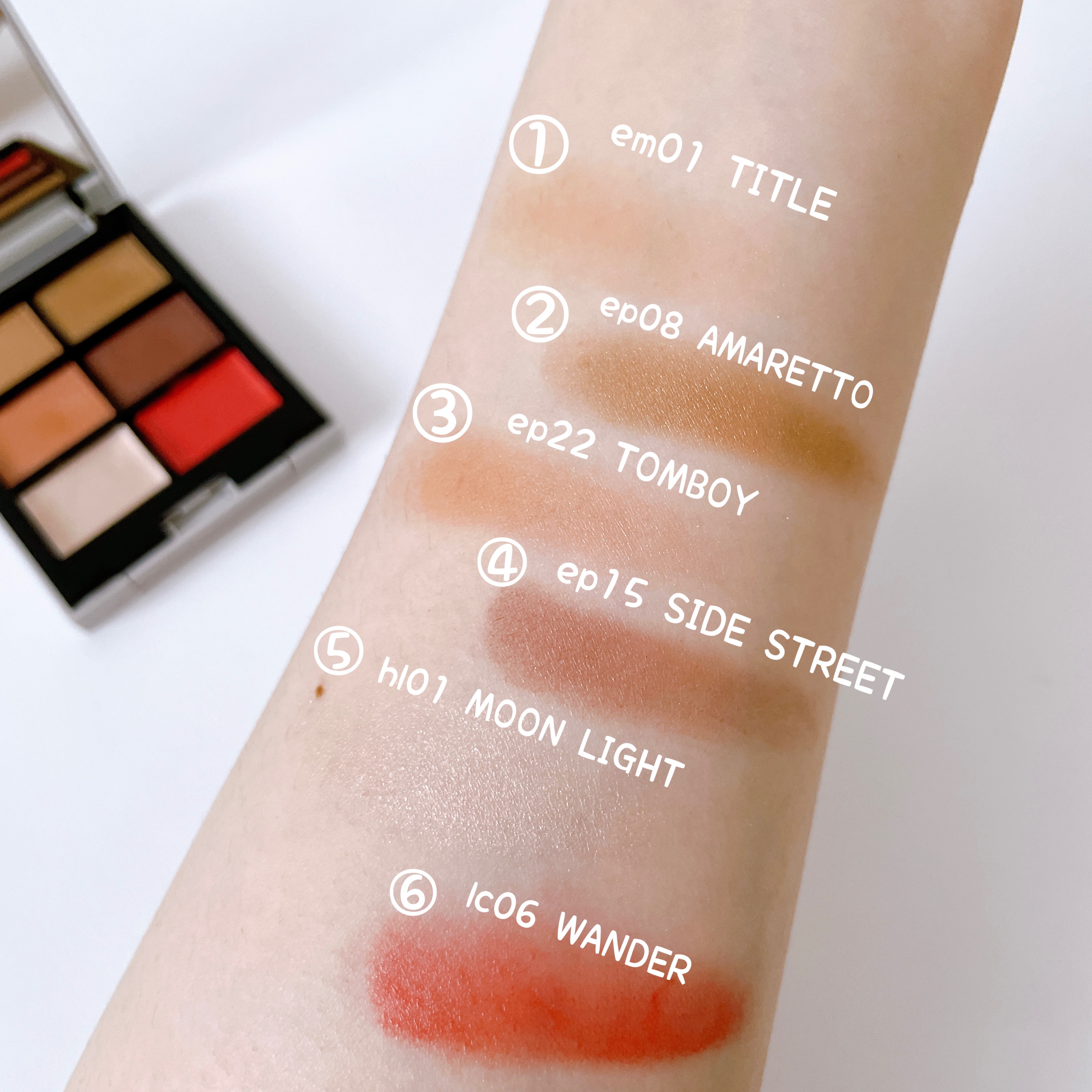 MY MIXED PALETTE 6色カスタムパレット/MN/マルチパレットを使ったクチコミ（3枚目）