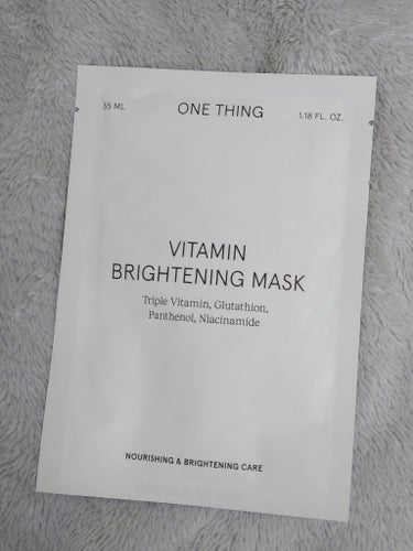 ビタミンブライトニングマスク/ONE THING/シートマスク・パックを使ったクチコミ（1枚目）