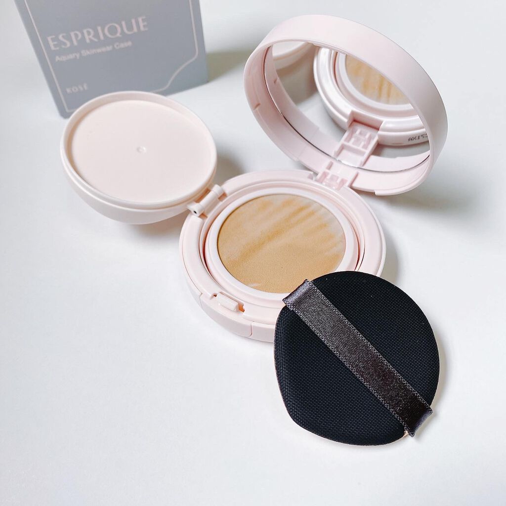 アクアリースキンウェア/ESPRIQUE/クッションファンデーションを使ったクチコミ(4枚目)