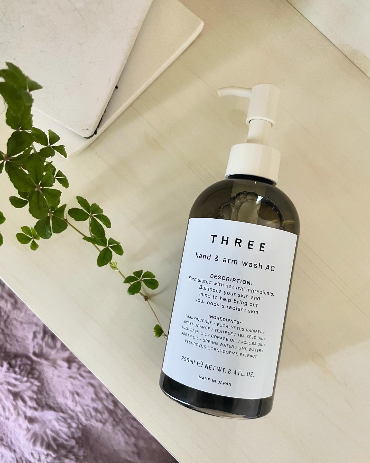 ハンド＆アーム ウォッシュ AC/THREE/ハンドソープを使ったクチコミ（1枚目）