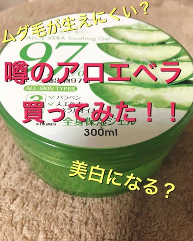 ⚠️追記あり！


今日はLIPSでよく見かける
ALOE VERA Soothing Gel
買ってみました❣️


Heidi Dorfの物で300ml入って
￥600くらいでした！



匂いがな