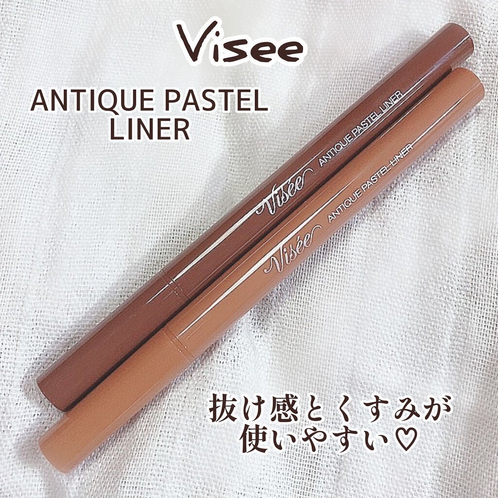 アンティークパステル ライナー/Visée/リキッドアイライナーを使ったクチコミ(1枚目)