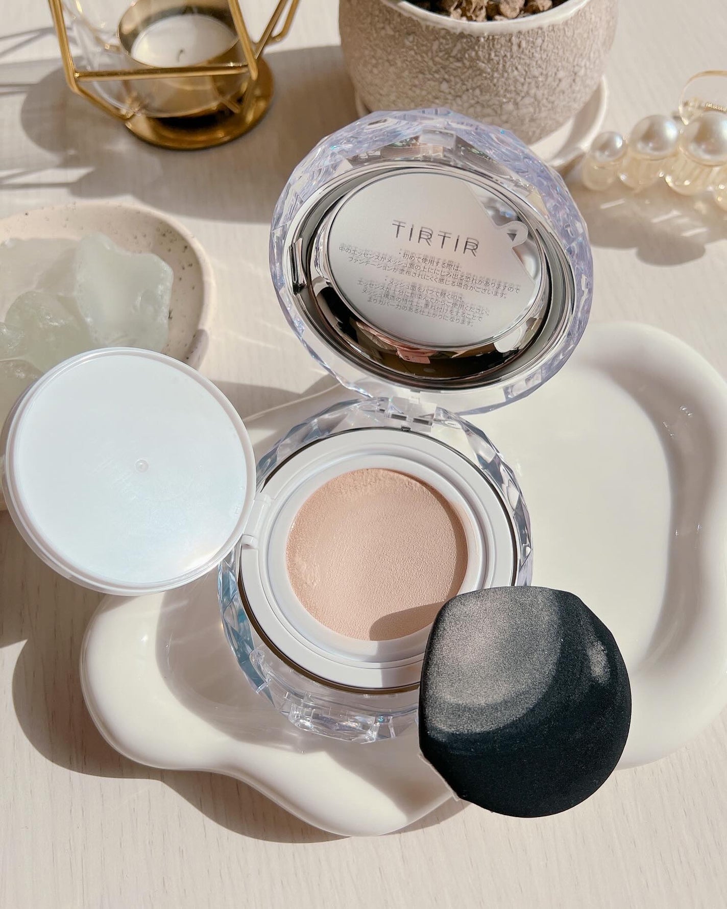 マスクフィット クリスタルメッシュクッション/TIRTIR(ティルティル)/クッションファンデーションを使ったクチコミ(3枚目)