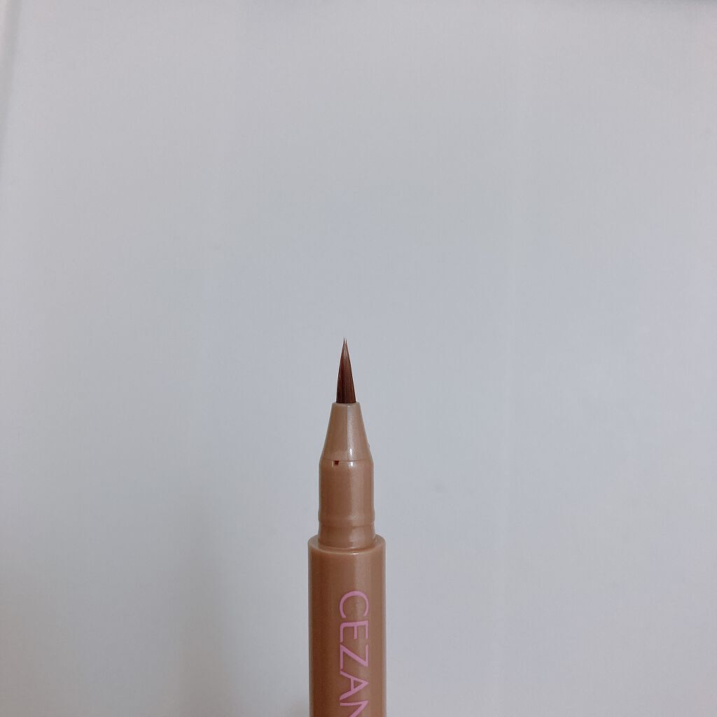 描くふたえアイライナー/CEZANNE/リキッドアイライナーを使ったクチコミ(4枚目)