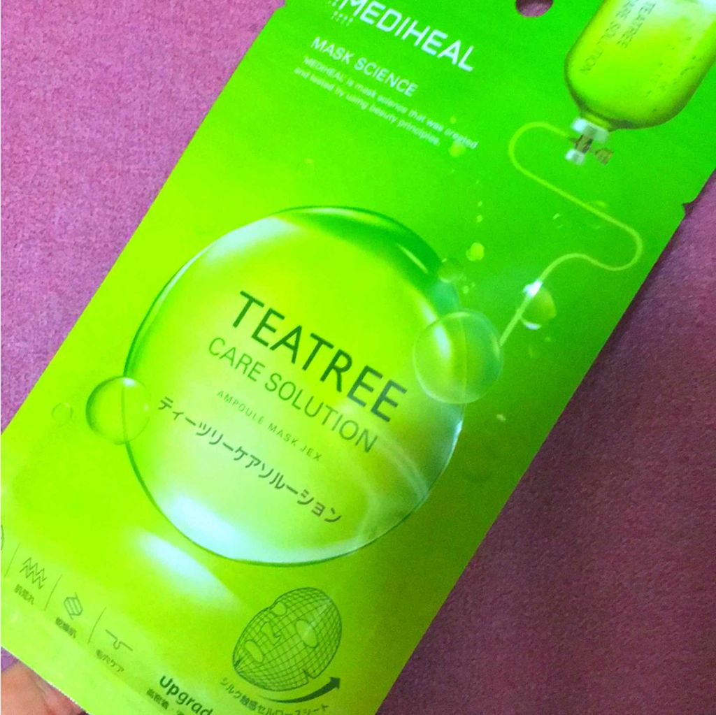 ティーツリーケアソリューション アンプルマスクJEX/MEDIHEAL/シートマスク・パックを使ったクチコミ(1枚目)