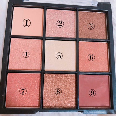 UR GLAM　BLOOMING EYE COLOR PALETTE/U R GLAM/アイシャドウパレットを使ったクチコミ（2枚目）