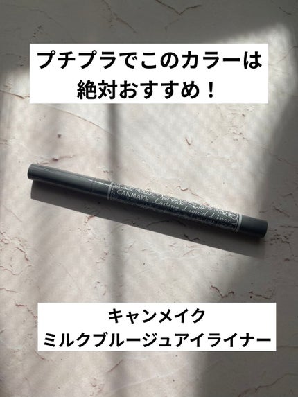 ラスティングリキッドライナー/キャンメイク/リキッドアイライナーを使ったクチコミ(1枚目)