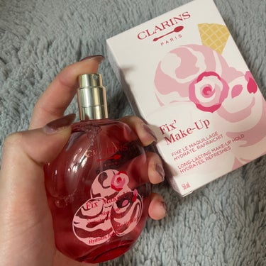 フィックス メイクアップ 50ml/CLARINS/ミスト状化粧水を使ったクチコミ（2枚目）