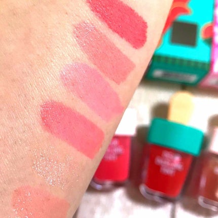 ディアダーリン ウォータージェルティント (アイスティント)/ETUDE/口紅を使ったクチコミ(2枚目)