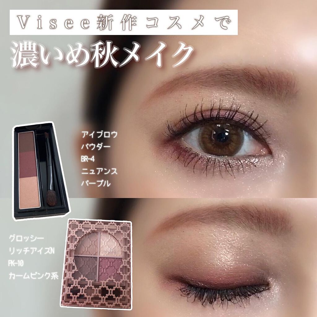 ヴィセ リシェ アイブロウパウダー/Visée/パウダーアイブロウを使ったクチコミ(1枚目)