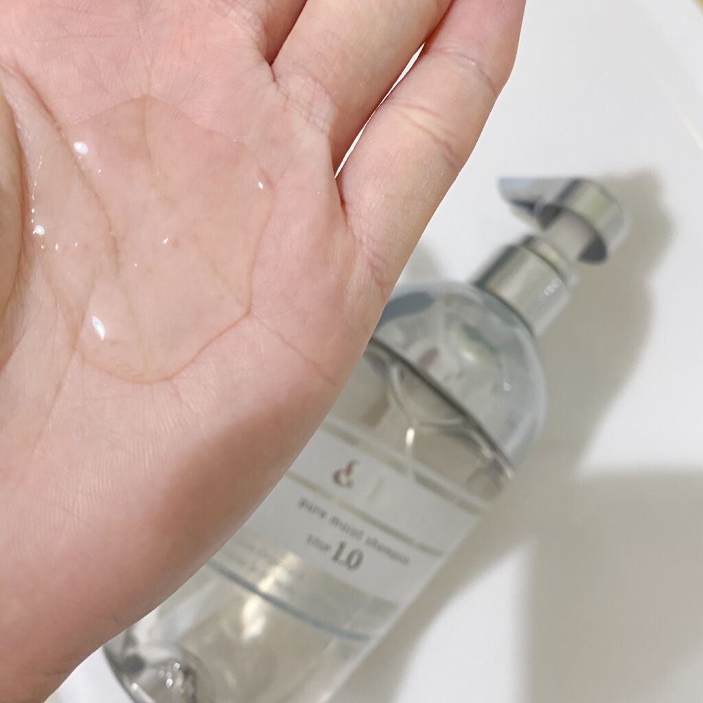 ピュアモイスト シャンプー 1.0／ヘアトリートメント 2.0/&bio/市販シャンプーを使ったクチコミ（2枚目）