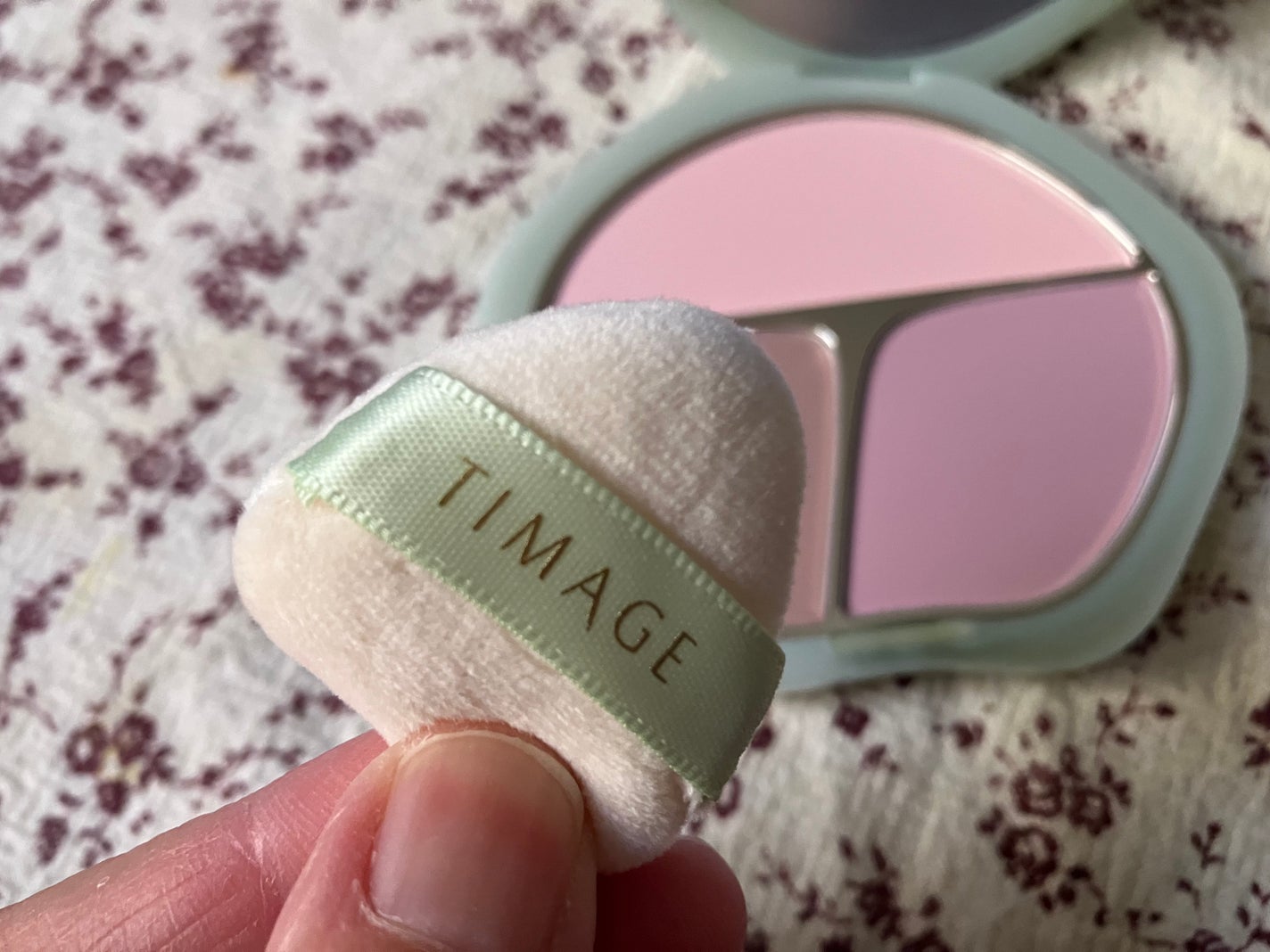 TIMAGE  3色チークパレット/TIMAGE/パウダーチークを使ったクチコミ(5枚目)