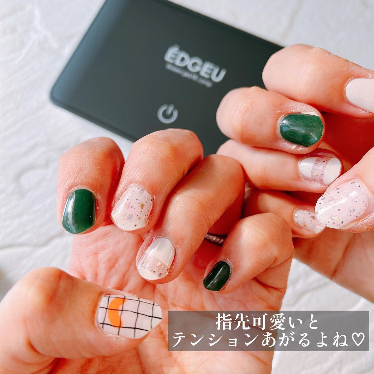 EDGEU ジェルネイルシール/EDGEU/ネイルシールを使ったクチコミ(1枚目)