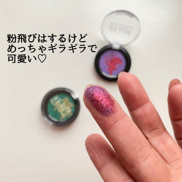 URGLAM　SPARKLE EYESHADOW/U R GLAM/シングルアイシャドウを使ったクチコミ（3枚目）