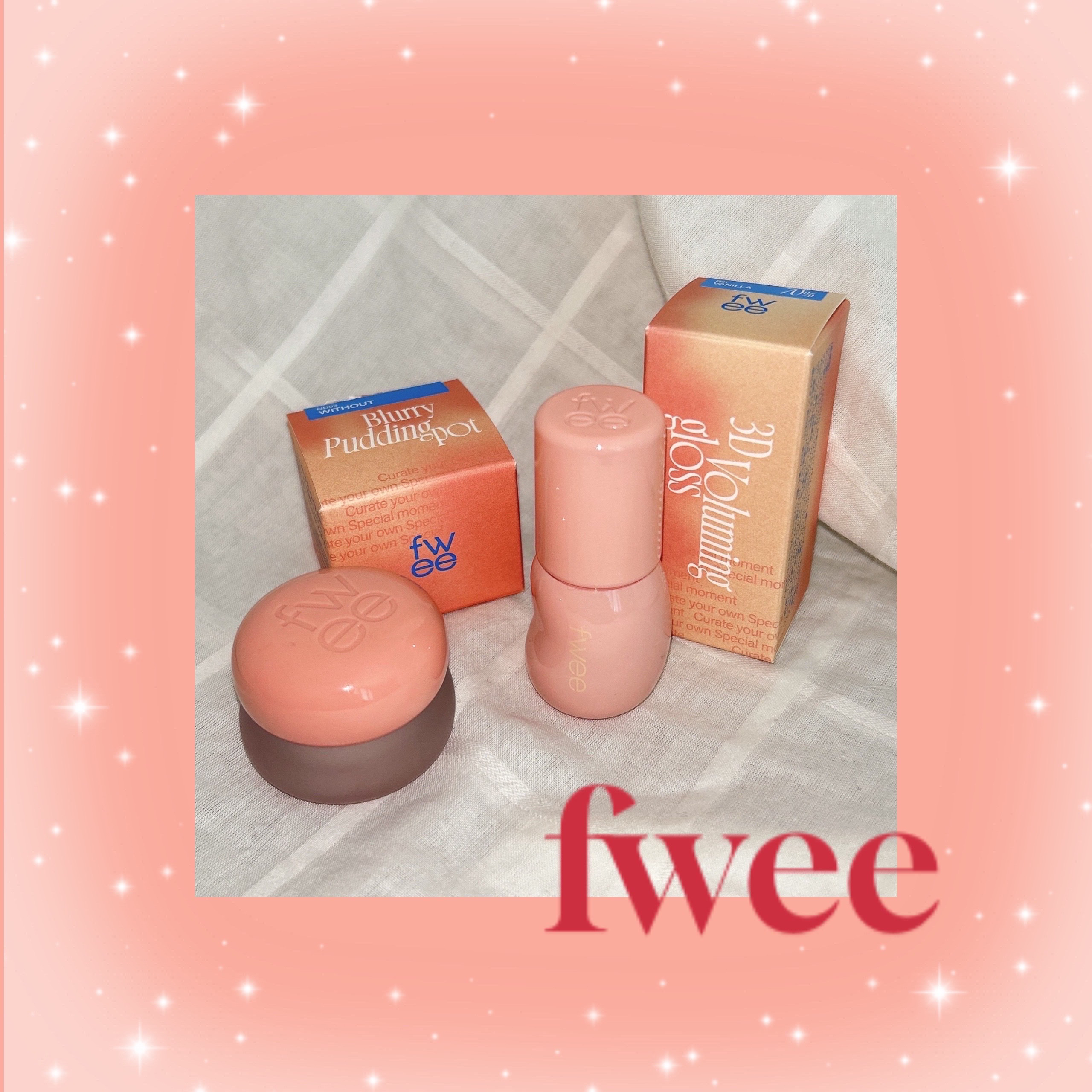 リップアンドチーク ブラーリープリンポット/fwee/口紅を使ったクチコミ（1枚目）