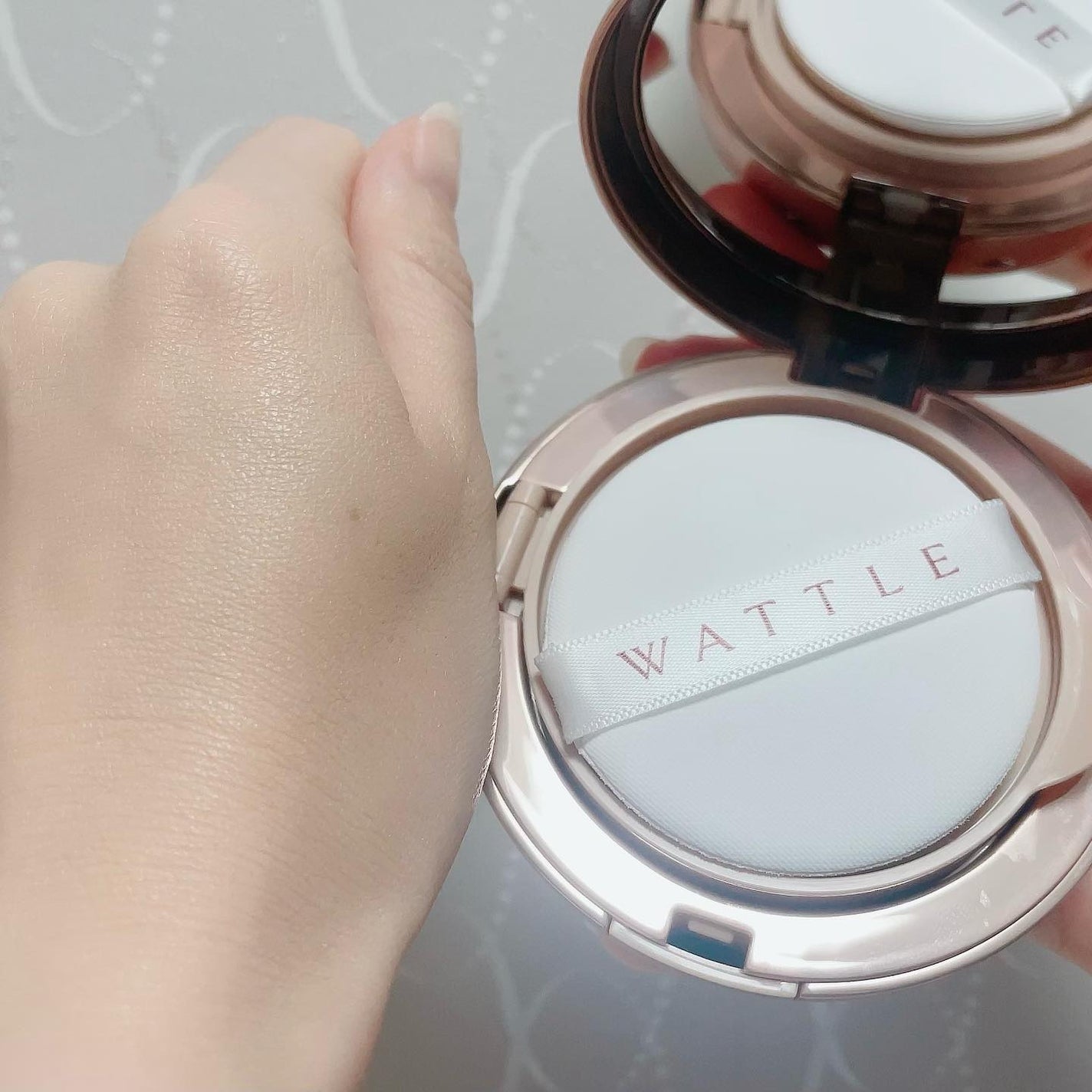 WATTLEクッションファンデーション/WATTLE/クッションファンデーションを使ったクチコミ(3枚目)