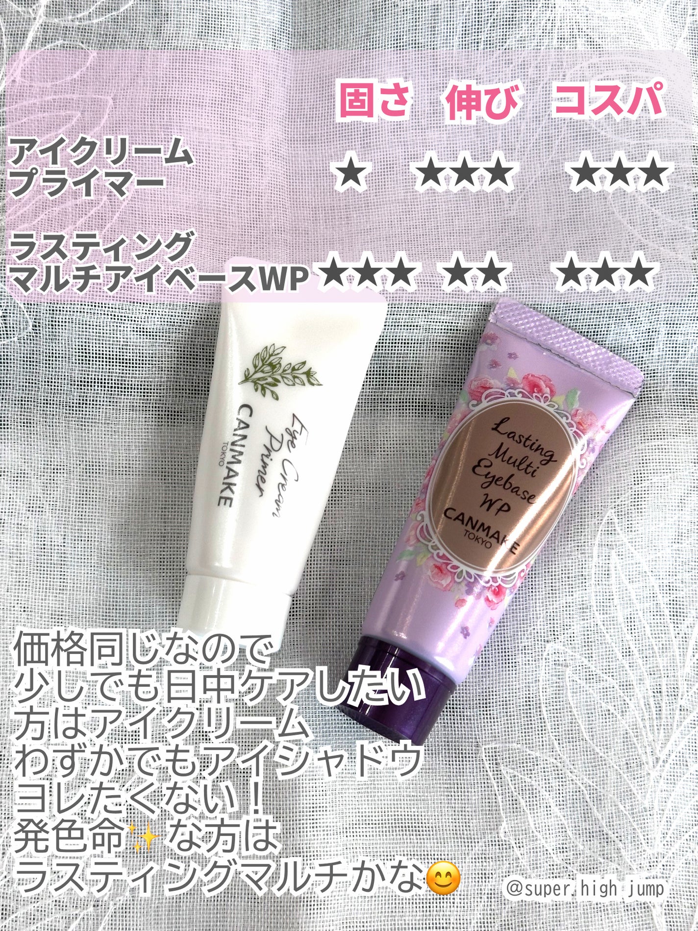 ラスティングマルチアイベース WP/キャンメイク/アイシャドウベースを使ったクチコミ(4枚目)