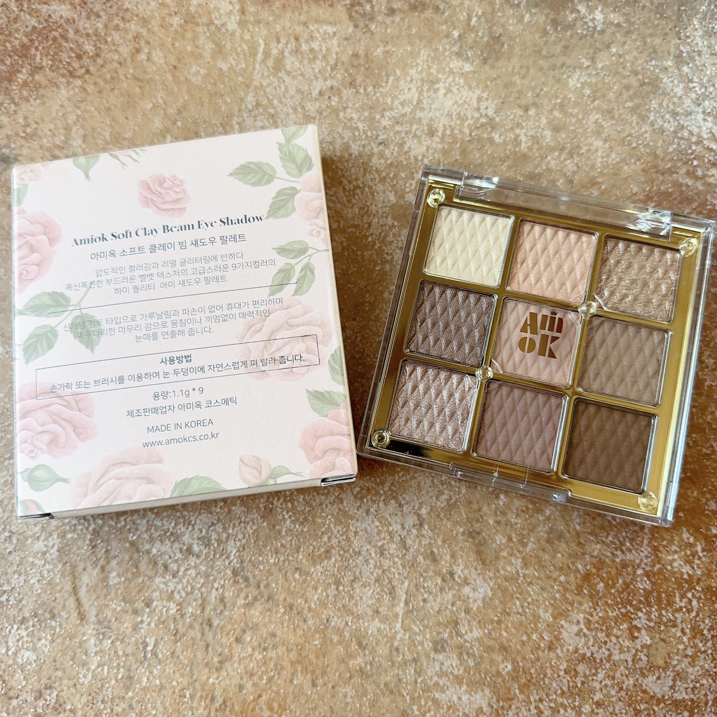ソフトクレイビームアイシャドウパレット/AMIOK/ジェル・クリームアイシャドウを使ったクチコミ(1枚目)