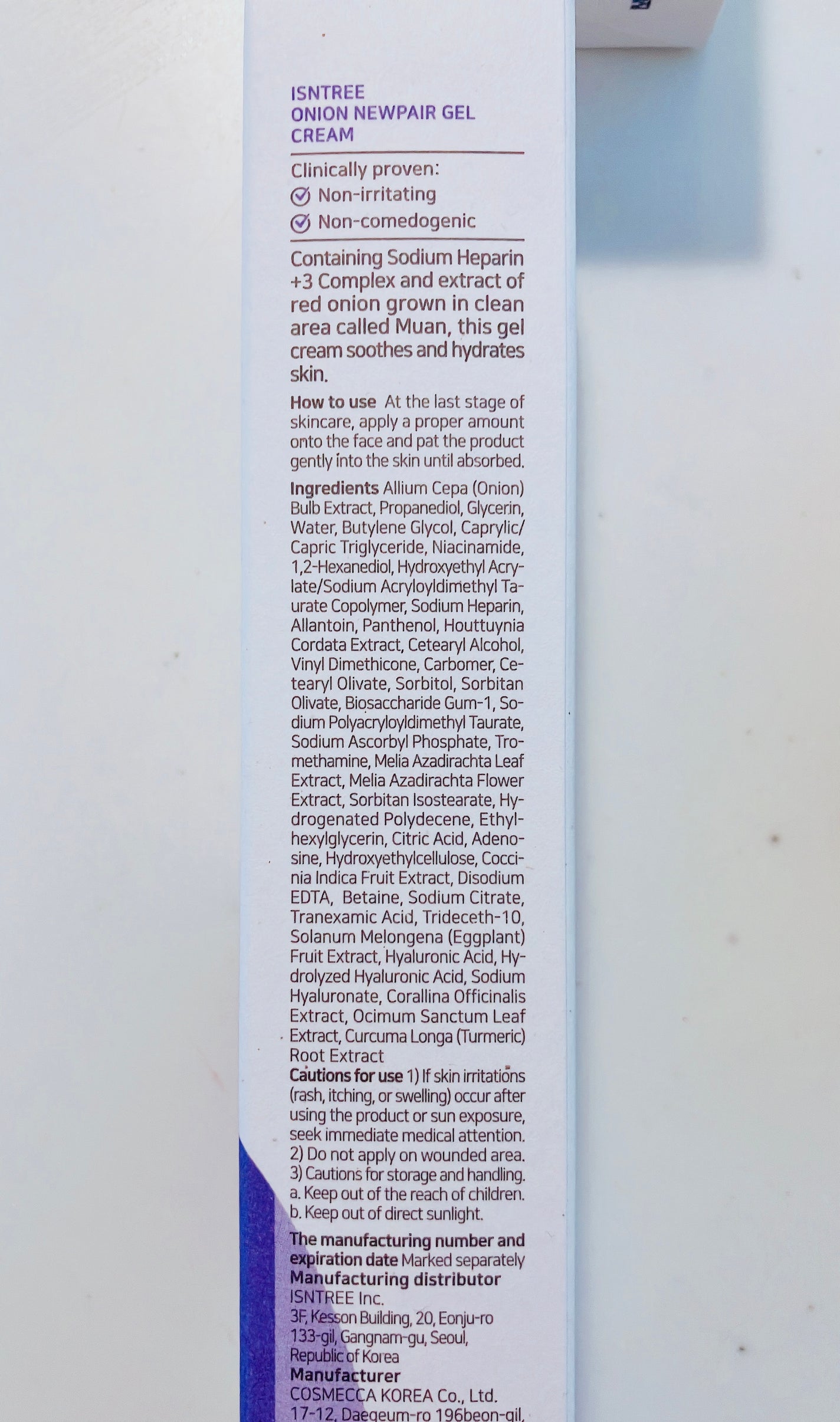 オニオンニューペア B5アンプル/Isntree/美容液を使ったクチコミ(4枚目)