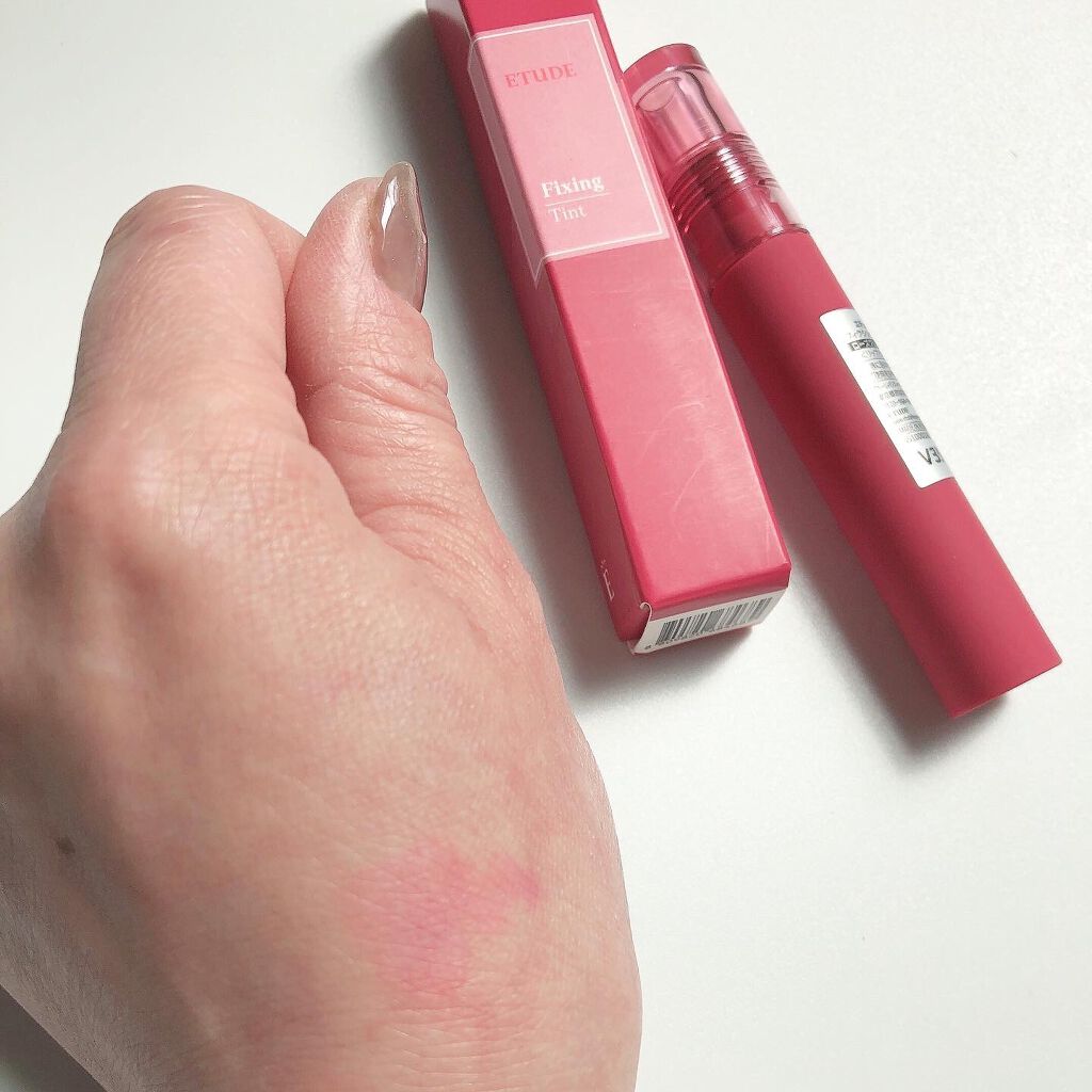 フィクシングティント/ETUDE/リップティントを使ったクチコミ（3枚目）