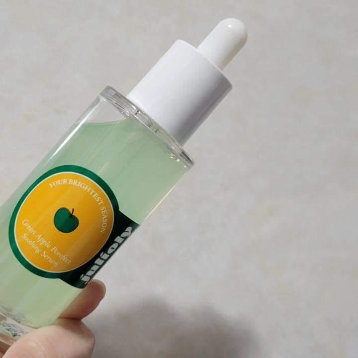 青リンゴ毛穴ケアセラム/Julioly/美容液を使ったクチコミ（2枚目）