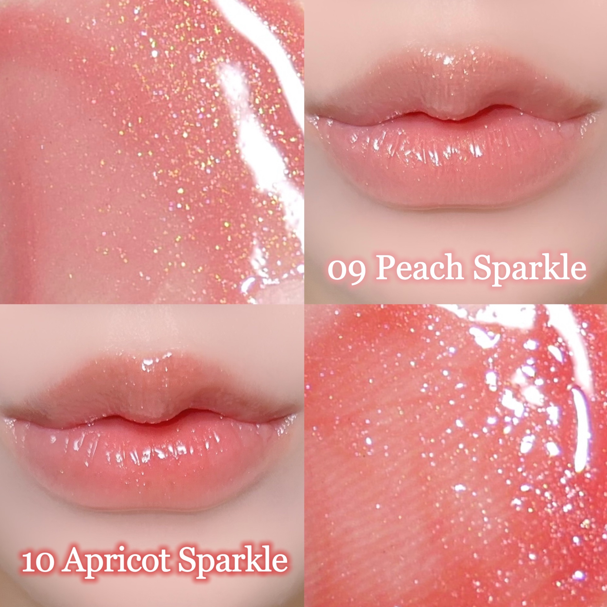 グラスティングカラーグロス 07 スプリングフィーバー(SPRING FEVER)/rom&nd/リップグロスを使ったクチコミ（3枚目）