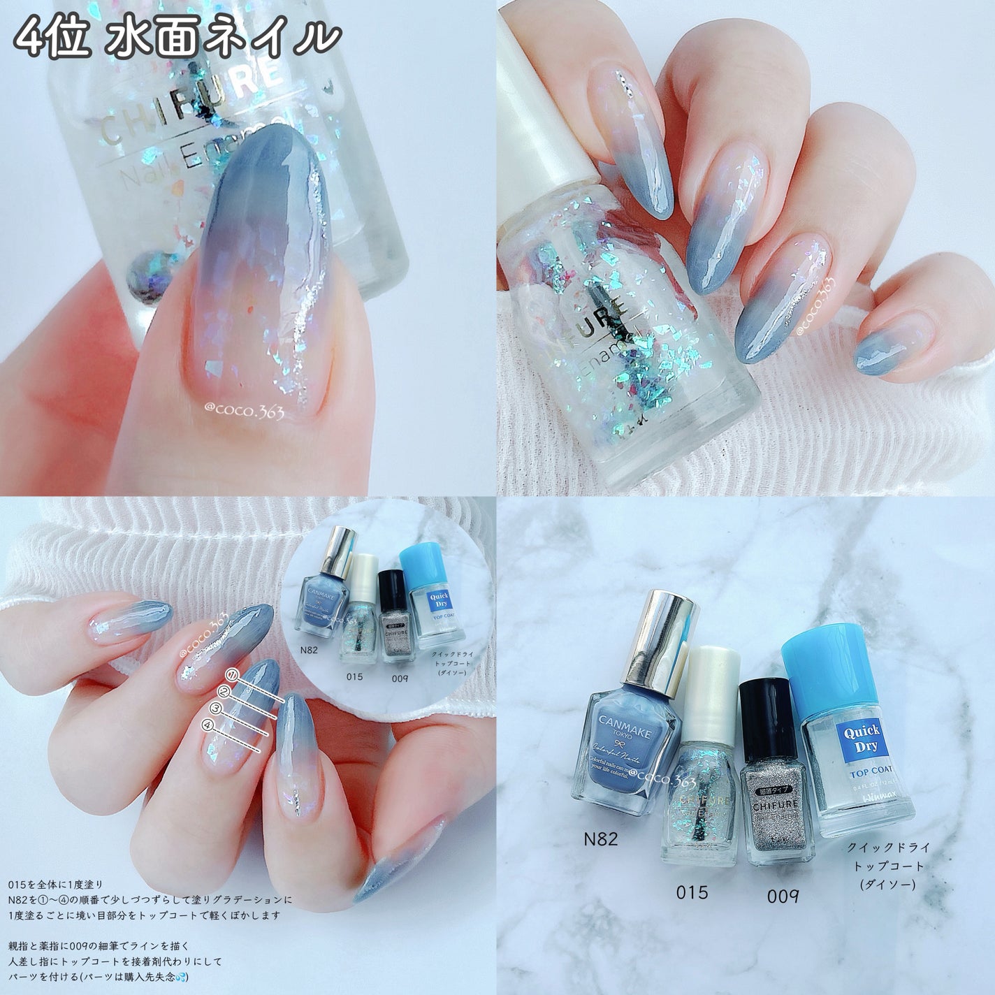 カラフルネイルズ/キャンメイク/マニキュアを使ったクチコミ(3枚目)