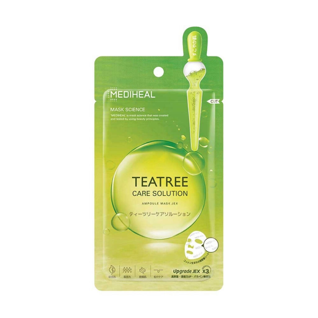 ティーツリーケアソリューション アンプルマスクJEX/MEDIHEAL/シートマスク・パックを使ったクチコミ（1枚目）