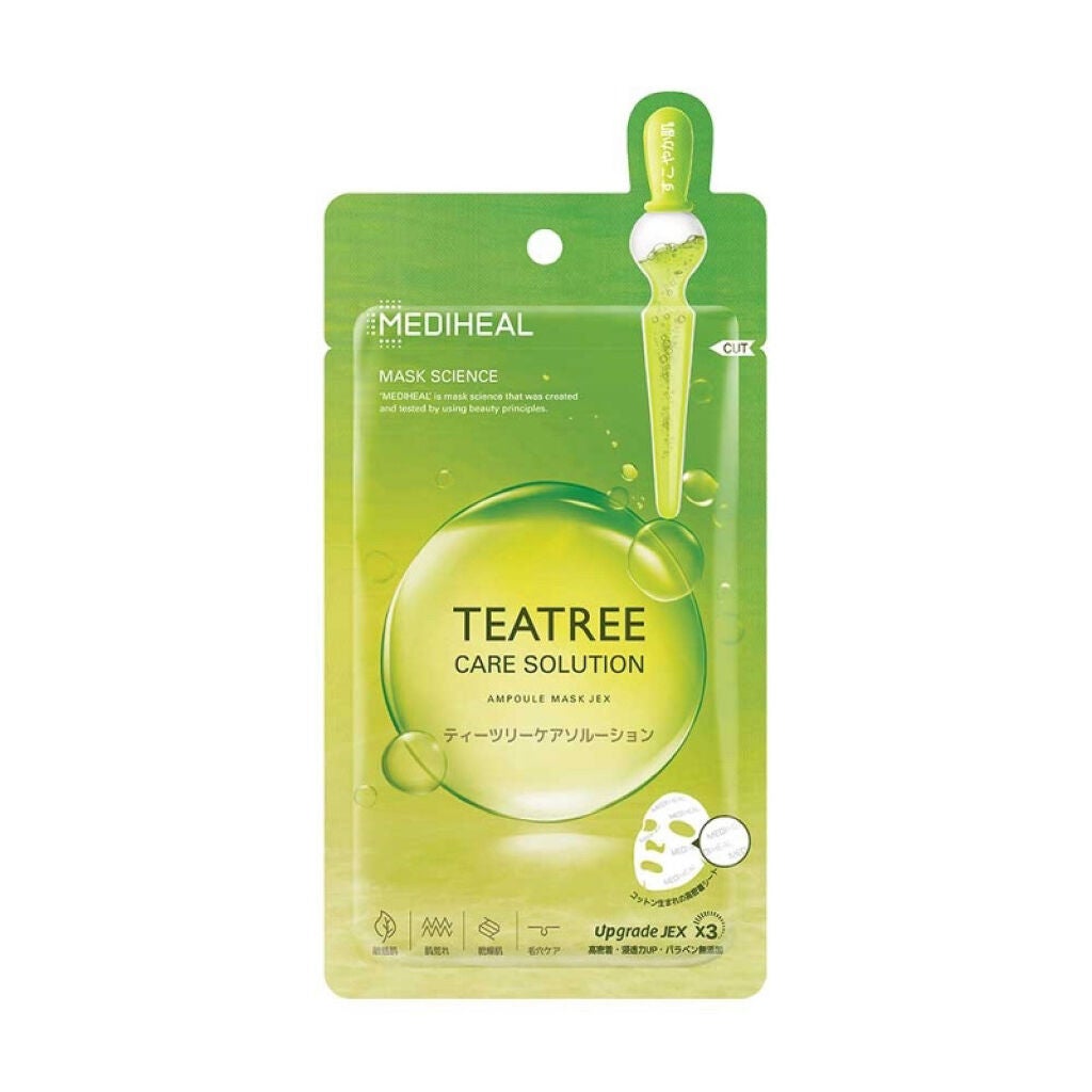 ティーツリーケアソリューション アンプルマスクJEX/MEDIHEAL/シートマスク・パックを使ったクチコミ(1枚目)