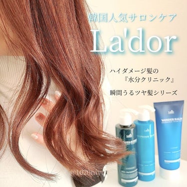 WONDER BALM/La'dor/洗い流すヘアトリートメントを使ったクチコミ（1枚目）