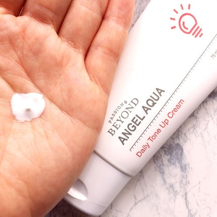 デイリートーンアップクリーム/BEYOND ANGEL AQUA/化粧下地を使ったクチコミ(2枚目)