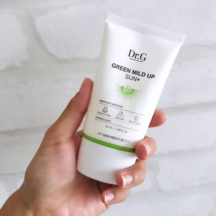 グリーンマイルドアップサンプラス/Dr.G/日焼け止めクリームを使ったクチコミ(1枚目)