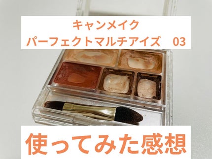パーフェクトマルチアイズ/キャンメイク/アイシャドウパレットを使ったクチコミ(1枚目)