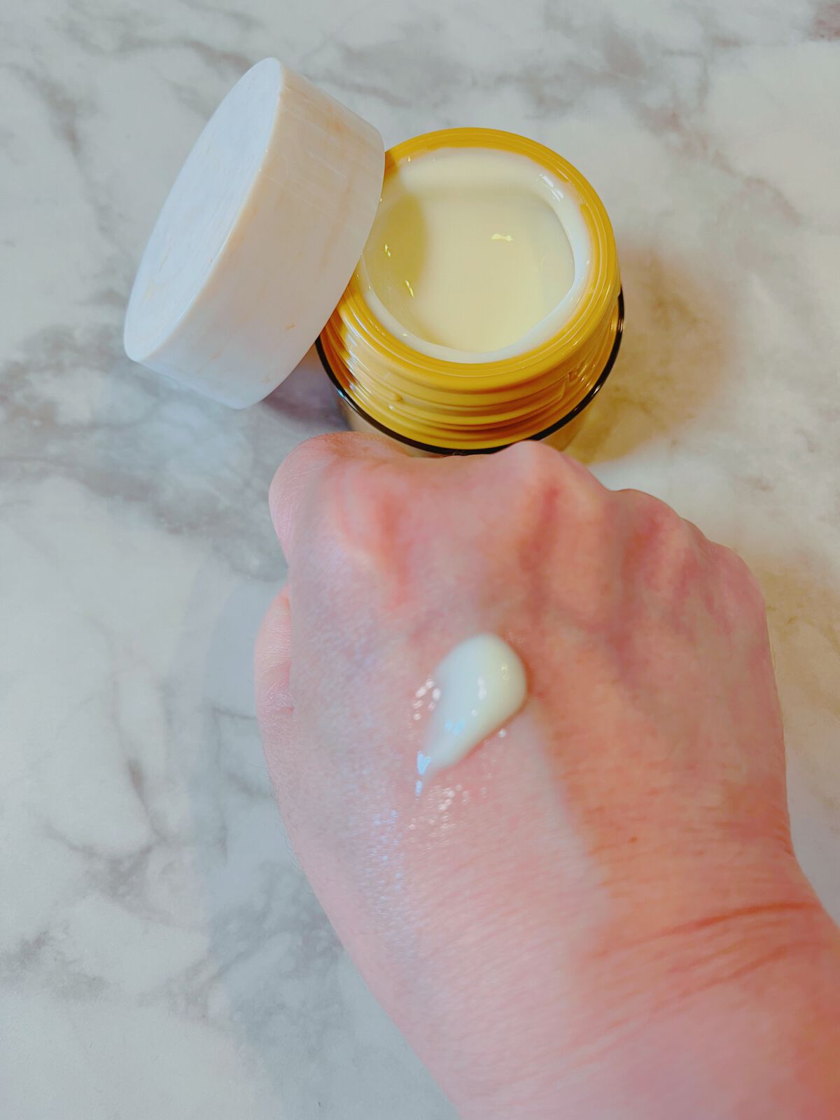 ゴールデンVC ブライト アクアクリーム/fracora/フェイスクリームを使ったクチコミ（2枚目）