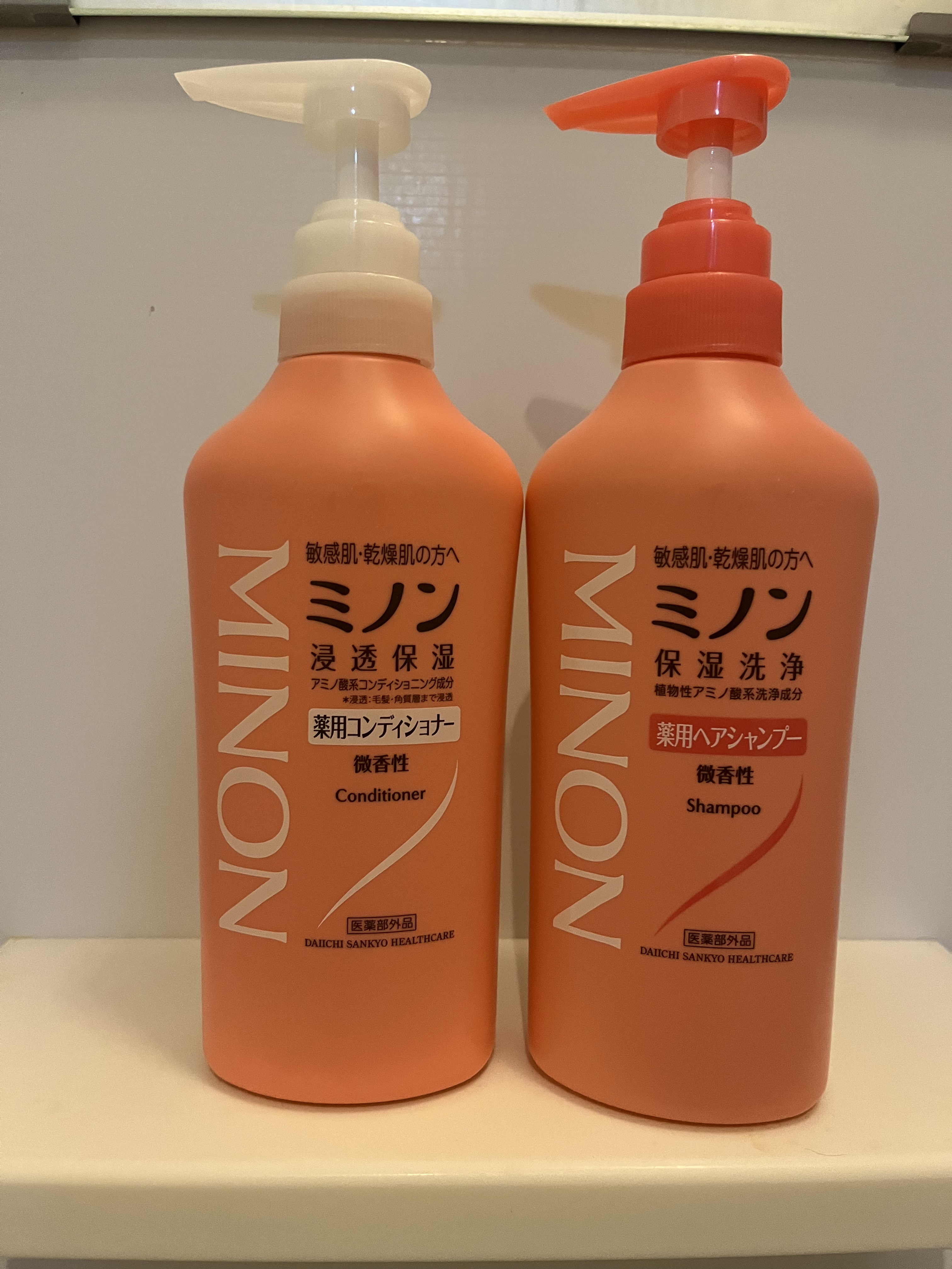 ミノン薬用ヘアシャンプー／薬用コンディショナー/ミノン/市販シャンプーを使ったクチコミ（1枚目）