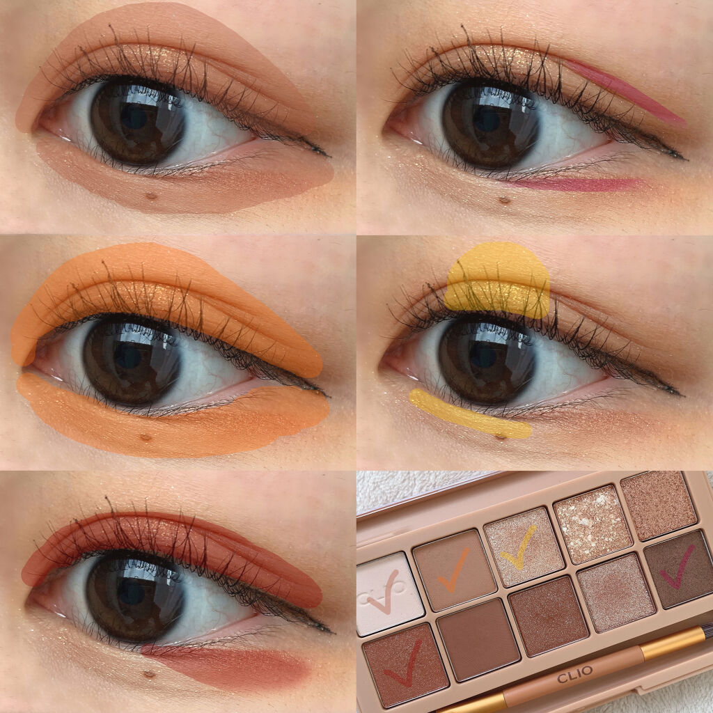 プロ アイ パレット/CLIO/アイシャドウパレットを使ったクチコミ（2枚目）