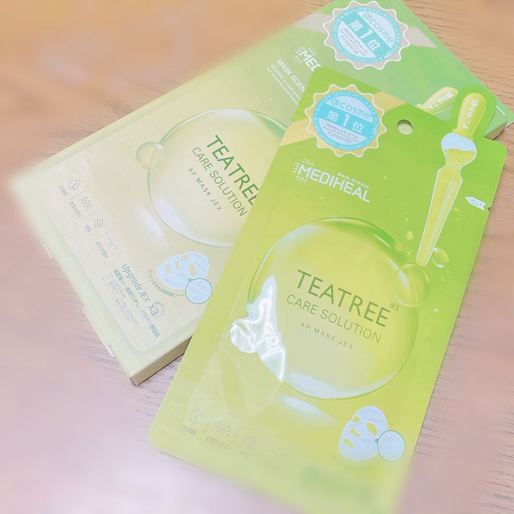 ティーツリーケアソリューション アンプルマスクJEX/MEDIHEAL/シートマスク・パックを使ったクチコミ(2枚目)