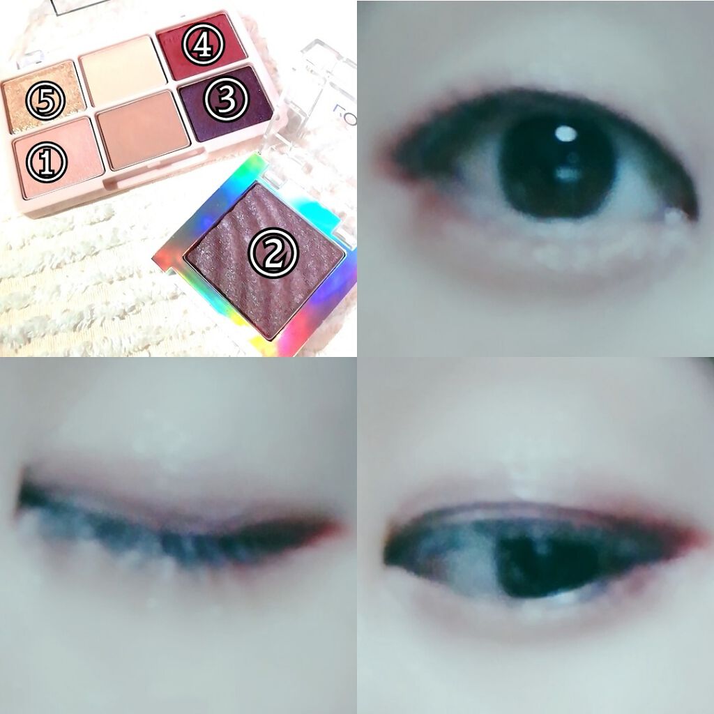 ワンショットアイパレット/CHICAY CHICO/アイシャドウパレットを使ったクチコミ（2枚目）